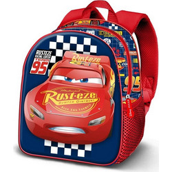 Karactermania Disney Cars McQueen 3D Σχολική Τσάντα Πλάτης Νηπιαγωγείου Κόκκινη 09642