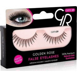 Golden Rose GRTK 09 Kit Βλεφαρίδες Ενιαίες Σετ με Κόλλα 2τμχ 8691190120955