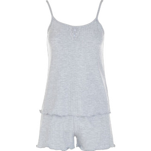 Gsecret Babydoll Καλοκαιρινό Γκρι P1625-38970