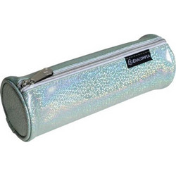 Exacompta Glitter Κασετίνα Βαρελάκι Τιρκουάζ 52770E