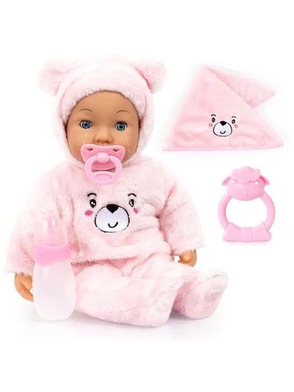 Bayer Design Κούκλα Μωρό Magic Tears Pink 42cm