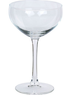 Alpina Σετ Ποτήρια Κοκτέιλ Γυάλινα Κολωνάτα 240ml 4τμχ 871125242847