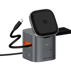 Mobile Origin PW37 6in1 Βάση Φόρτισης με Θύρα USB-A & Θύρα USB-C 100W Power Delivery