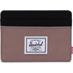 Herschel Μικρό Υφασμάτινο Γυναικείο Πορτοφόλι Καρτών Σομόν Charlie