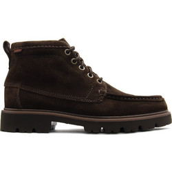 Clarks Cleyhill Hi Ανδρικά Αρβυλάκια Suede Καφέ 26320159