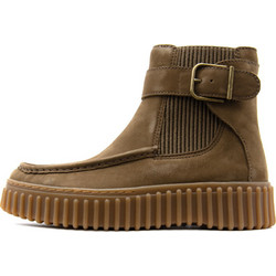 Clarks Torhill Γυναικεία Μποτάκια Chukka Suede Ταμπά 26327988