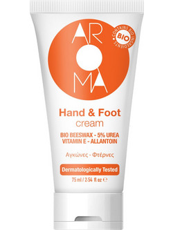 Aroma Hand & Foot Ενυδατική Κρέμα Σώματος 75ml