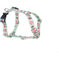 Amiplay Be Happy Flamingo Σαμαράκι Σκύλου Ιμάντας Πράσινο Mint Large