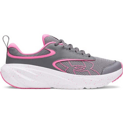 Under Armour Surge 5 Παιδικά Αθλητικά Παπούτσια για Τρέξιμο Γκρι Φούξια 6010436-024