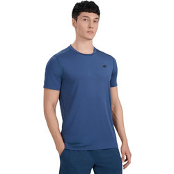 4F Ανδρικό Αθλητικό T-Shirt Navy Μπλε 4FWAW25TFTSM1521-32S