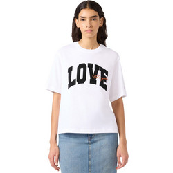 Champion Γυναικείο Αθλητικό T-Shirt Λευκό 118468-WW001
