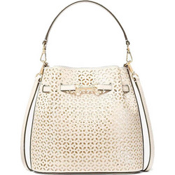 Michael Kors Γυναικείο Τσαντάκι Χειρός Δερμάτινο Μπεζ 35S6G2ZC1YLTC