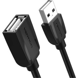 Vention VAS-A44-B150 Καλώδιο USB-A Male 2.0 to USB-A Female 1.5m Black
