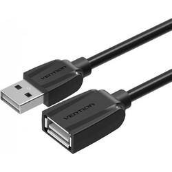 Vention VAS-A44-B050 Καλώδιο USB-A Male 2.0 to USB-A Female 0.5m Black
