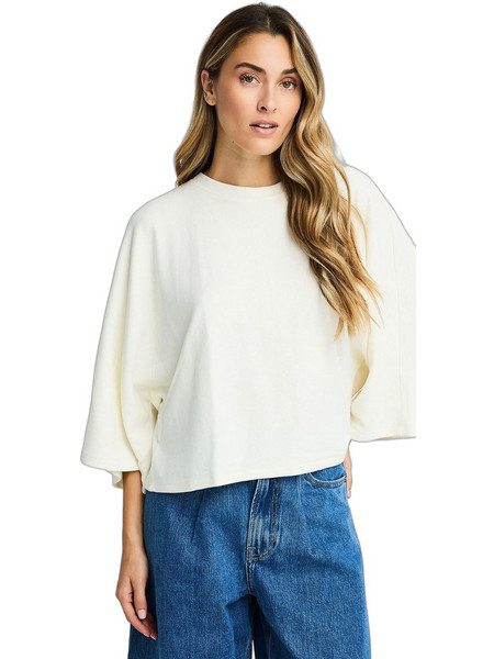 Funky Buddha Γυναικείο Χειμερινό Top Εκρού FBL014-104-17