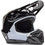 Fox Racing V3 Tine Black White Κράνος Μηχανής Motocross 1270gr