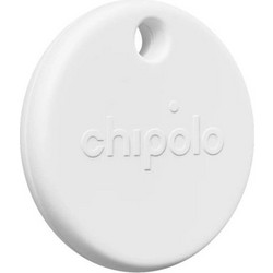 Chipolo Pop Tag Anti-Lost Tracker Apple Find My / Google Find My Device White 1 Pack