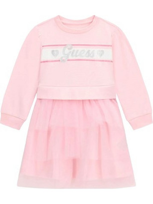 Guess Παιδικό Φόρεμα Ροζ K6YK05K3838-G65I