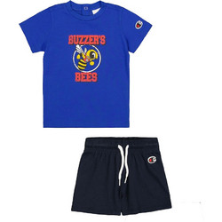 Champion Βρεφικό Σετ Καλοκαιρινό Royal Blue Navy Μπλε 307013-BS008