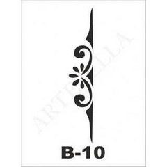 Artebella Στένσιλ Σχέδια Μπορντούρα 10x20cm B-10