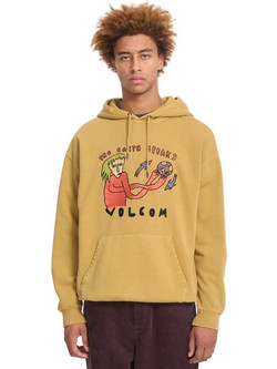 Volcom Ανδρικό Φούτερ με Κουκούλα & Τσέπες Πορτοκαλί A4132606-MUS