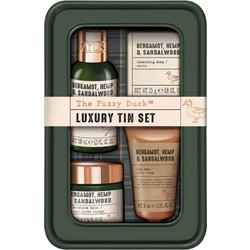 Baylis & Harding The Fuzzy Duck Bergamot, Hemp & Sandalwood After Shave Balm 50ml + Shower & Shampoo Gel 100ml + Cleanser Gel 30ml + Soap Bar 25gr