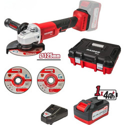 Raider RDP-YAG20 030250 10-6567 Γωνιακός Τροχός Μπαταρίας 20V 125mm 1x4Ah