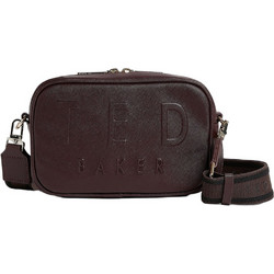 Ted Baker Γυναικείο Τσαντάκι Χιαστί από Δερματίνη Σοκολατί με Ιμάντα 284897