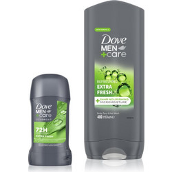 Dove Men+Care Extra Fresh Deodorant 50ml + Shower Gel 400ml