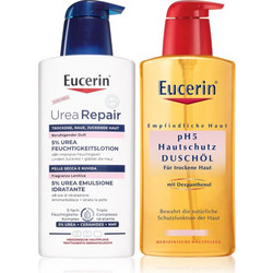 Eucerin UreaRepair Plus Body Milk 400ml + pH5 Shower Oil 400ml