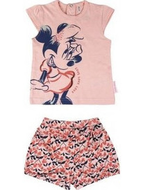 Cerda Minnie Mouse Βρεφικό Σετ για Κορίτσι Καλοκαιρινό Ροζ 2200005123