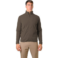 Apu Ανδρική Ζακέτα Fleece με Φερμουάρ Καφέ 80565