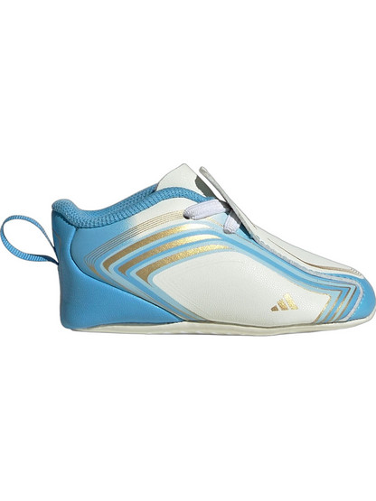 Adidas F50 Messi Crib Βρεφικά Sneakers Αγκαλιάς Γαλάζιο Άσπρο Χρυσό KK1430