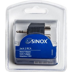 Sinox SXA432 Αντάπτορας Ήχου 3.5mm Male to 2x RCA Female