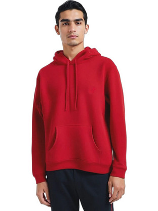 Target Hoodie Fleece Ανδρικό Αθλητικό Φούτερ με Κουκούλα Κόκκινο M25/74025