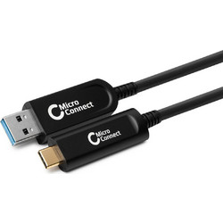 Microconnect USB3.2CA15OP USB-A to USB-C 15m Black