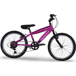 Alpina MTB S Παιδικό Mountain Bike 20" με 7 Ταχύτητες Μωβ Ροζ