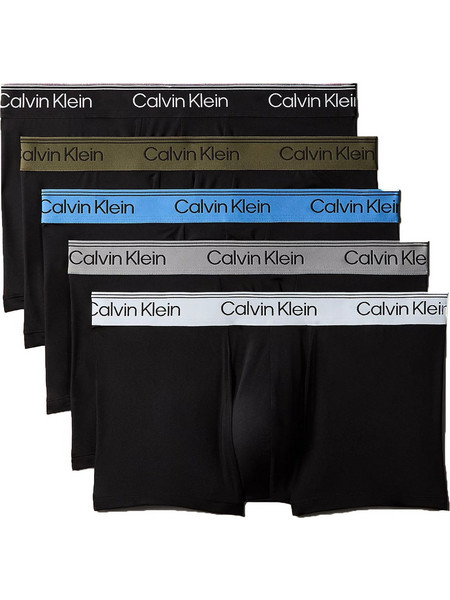 Calvin Klein Ανδρικά Μποξεράκια Σετ 5Pack Μαύρα LV00NB4412-0YV