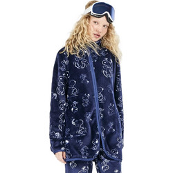 Gisela Γυναικεία Ρόμπα Χειμωνιάτικη Fleece Navy Μπλε 2/20465