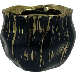 MarHome Κασπώ Εσωτερικού Χώρου Μαύρο Χρυσό 12.5x11cm 06-20041