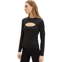 Tom Tailor Γυναικείο Χειμερινό Top Μαύρο 1035376-14482
