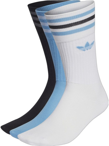 Adidas Ανδρικές Κάλτσες Ψηλές Navy Μπλε Λευκές Γαλάζιες 3Pack HL6765