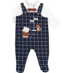 Chicco Βρεφικό Σετ για Αγόρι Χειμωνιάτικο Λευκό Navy Μπλε 07425-038