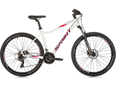 Sprint Bicycles Maverick Γυναικείο Ποδήλατο Trekking 27.5" Αλουμινίου με 21 Ταχύτητες Λευκό