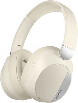 LogiLink BT0071C Ενσύρματα & Ασύρματα Bluetooth Ακουστικά Over Ear με Noise Cancelling Μπεζ