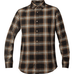 Jack & Jones Ανδρικό Πουκάμισο Βαμβακερό Καρό Μακρυμάνικο Κανονική Γραμμή Μαύρο 12300101