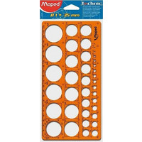 Maped Στένσιλ Σχήματα Κύκλοι 12.5x30.2cm 277620