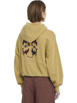 Volcom Γυναικείο Φούτερ με Κουκούλα Κίτρινο B4132604-MUS