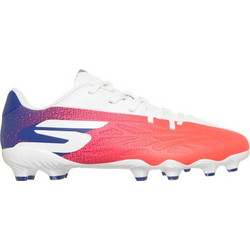 Skechers Razor 2 MG 252176L-BBLP Παιδικά Ποδοσφαιρικά Παπούτσια με Τάπες Πορτοκαλί Λευκά