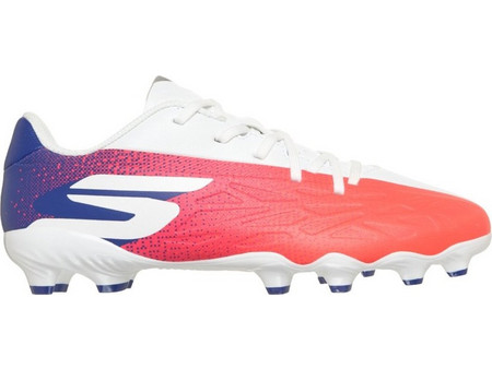 Skechers Razor 2 MG 252176L-BBLP Παιδικά Ποδοσφαιρικά Παπούτσια με Τάπες Πορτοκαλί Λευκά